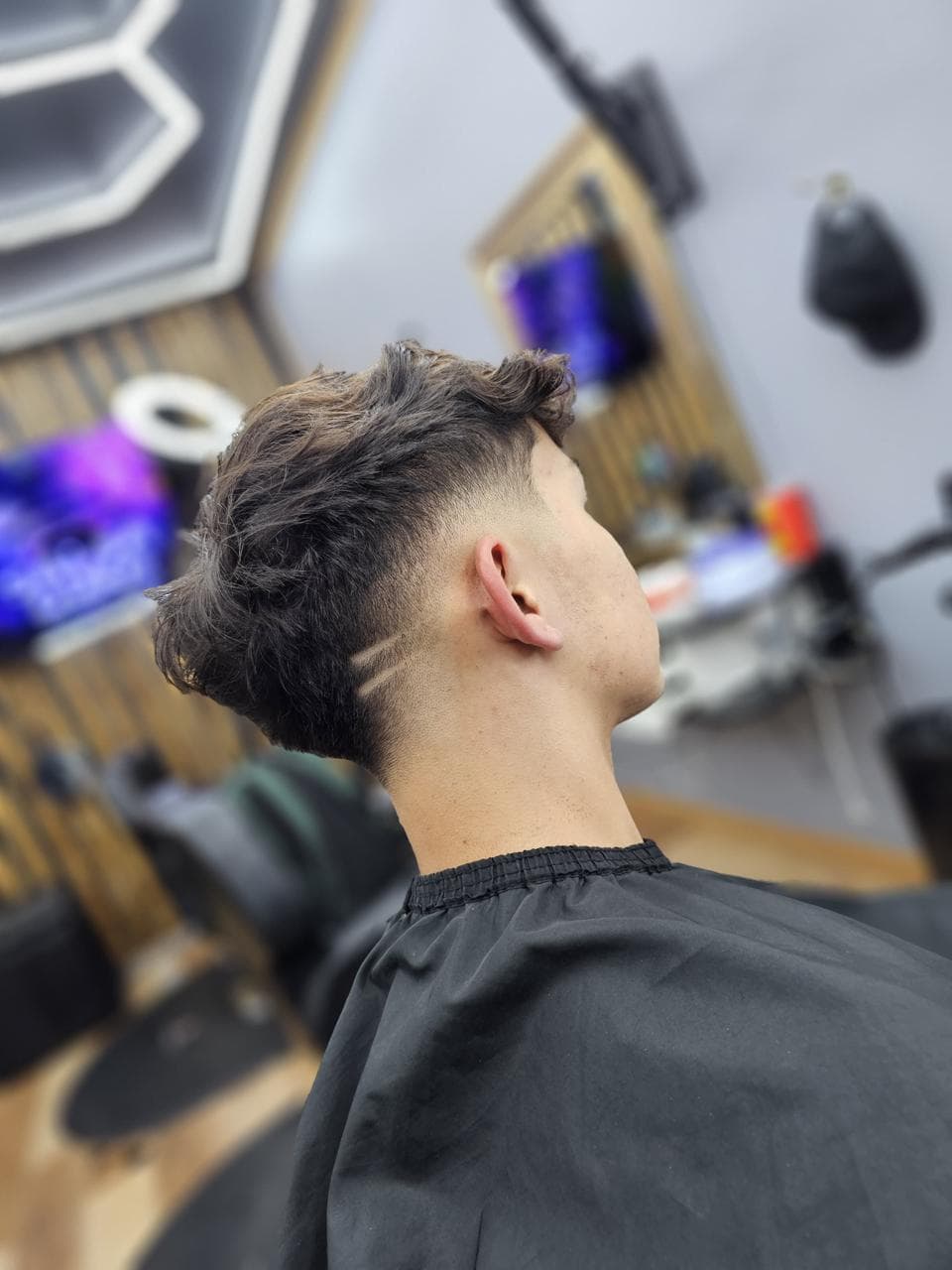 Fade prolijo con volumen arriba